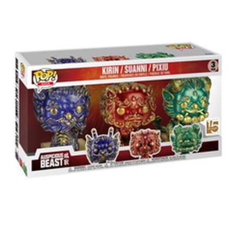 Funko Pop Asia Auspicious Beast Exclusive Vinyl Figures 3-Pack