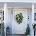 thumbnail image 4 of Artificial Flower Wreath, Christmas Garland, Wall Hanging Winter Wreath Autumn Colco Corona de invierno, 4 of 8