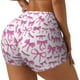 thumbnail image 1 of Fotbe Pink bows Shorts Sin Costuras – Shorts Deportivos de Cintura Alta para Mujer, Elásticos para Gimnasio, Yoga, Running o Ciclismo-Medium, 1 of 8