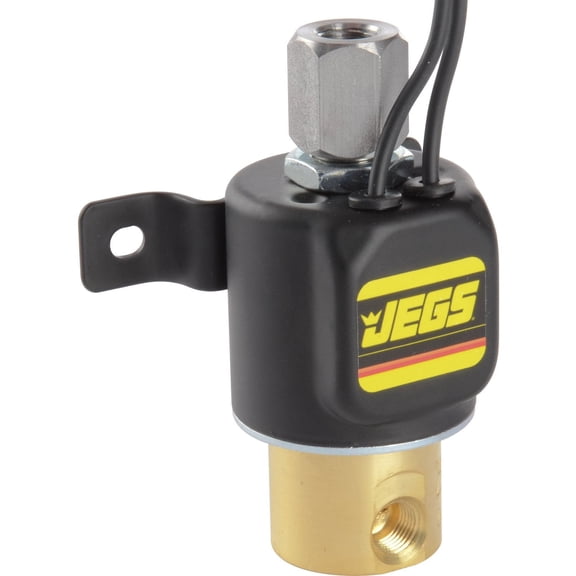JEGS Stage Control Solenoid Valve 2-Port Brass Valve