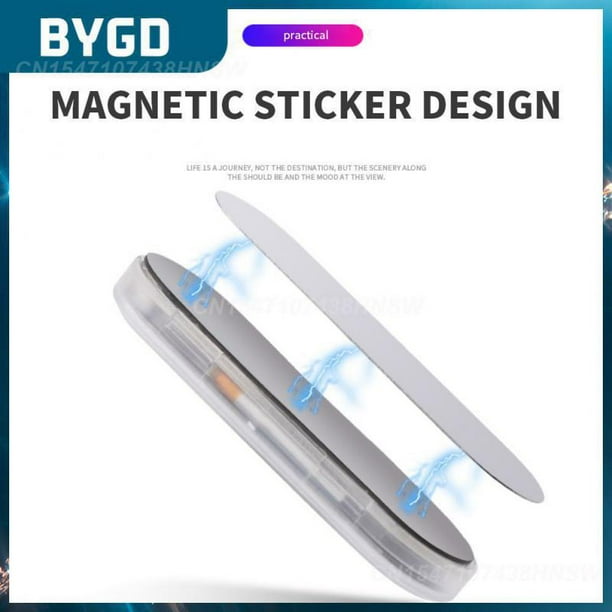 8led Car Styling Night Light Magnet Reading Lamp Usb 1pcs Decorative Lamp Car Accessories Chargeable Touch Light Roof Dome Lightpaste4United States He Qiyong unisex
