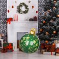 thumbnail image 3 of Giant Inflatable Christmas Ball,24Inch Inflatable Decorated Ball for DIY Home Christmas New Year Festive Decorations, 3 of 4