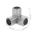thumbnail image 2 of unbranded 6Ud Conector En T Para Barra De De Aluminio Para Organización Eficiente En Casa, 2 of 6