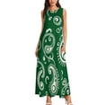 thumbnail image 2 of Paisley Sleeveless Dress Summer Dresses Birthday Dress for Women Luxury 2025 Dress Party Night, 2 of 6
