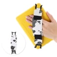 thumbnail image 2 of Unique Bargains 1 Pc Hand-Strap for Kindle Cow Pattern Finger Grip Holder White Black, 2 of 5