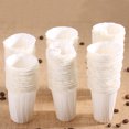 thumbnail image 4 of 100 Uds filtros de café desechables de calidad alimentaria vasos de papel reemplazos de filtración reutilizables, 4 of 8