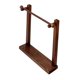 thumbnail image 1 of Organizador de collares vertical decorativo para colgantes, llaveros y pulseras. Madera oscura, 1 of 9