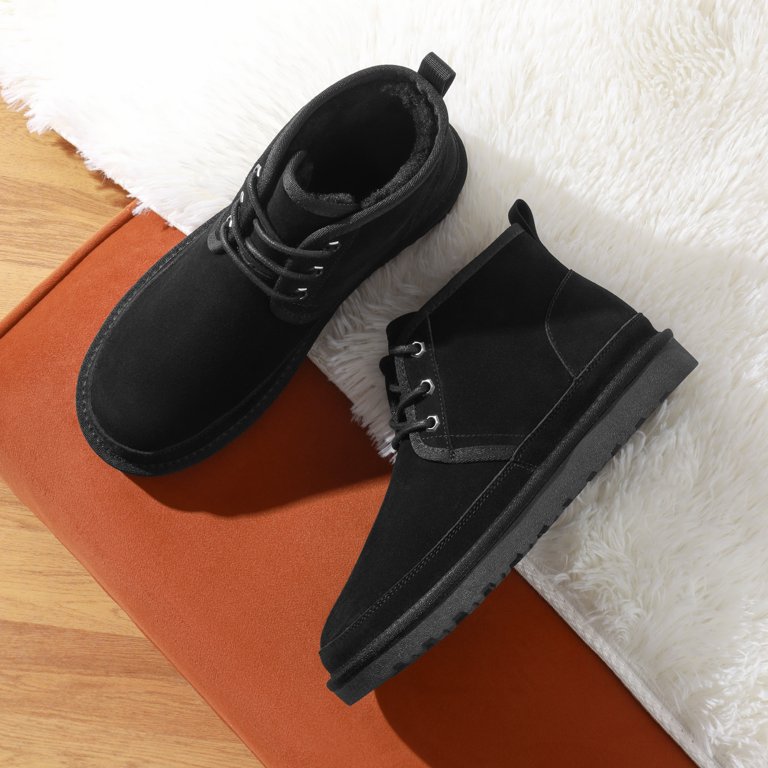 mens winter boots dress Amazon.com | Casual Oxford High Top Comfortable Leather Chukka Ankle Boot for Men Coffee Size 13 Command authority with every step Mens winter dress boots" +