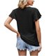 thumbnail image 3 of Fiudx Ofertas Flash Artículos En Oferta Blusa de Manga Corta con Estampado de Moda para Mujer, Camiseta Divertida con Cuello Redondo, Camiseta Sin Mangas, 3 of 5