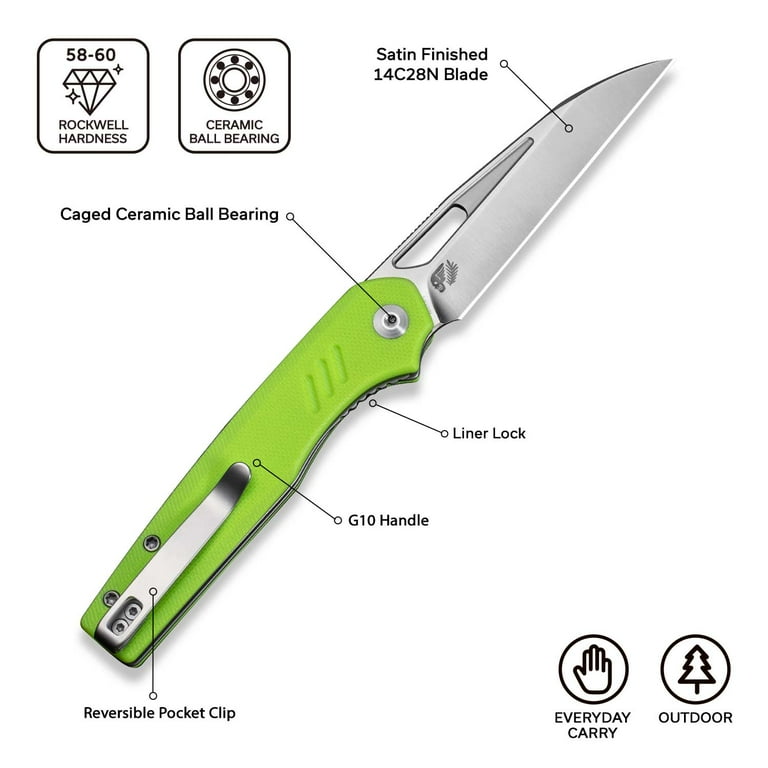 CIVIVI Guile Pocket Knife C24062B-2 - Walmart.com
