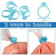 thumbnail image 5 of Juego de 122 piezas de bolsas de flores enmarcadas, herramientas de decoración de pasteles y galletas, accesorios, Clip de abrazadera con tapa para azúcar (azul), 5 of 5