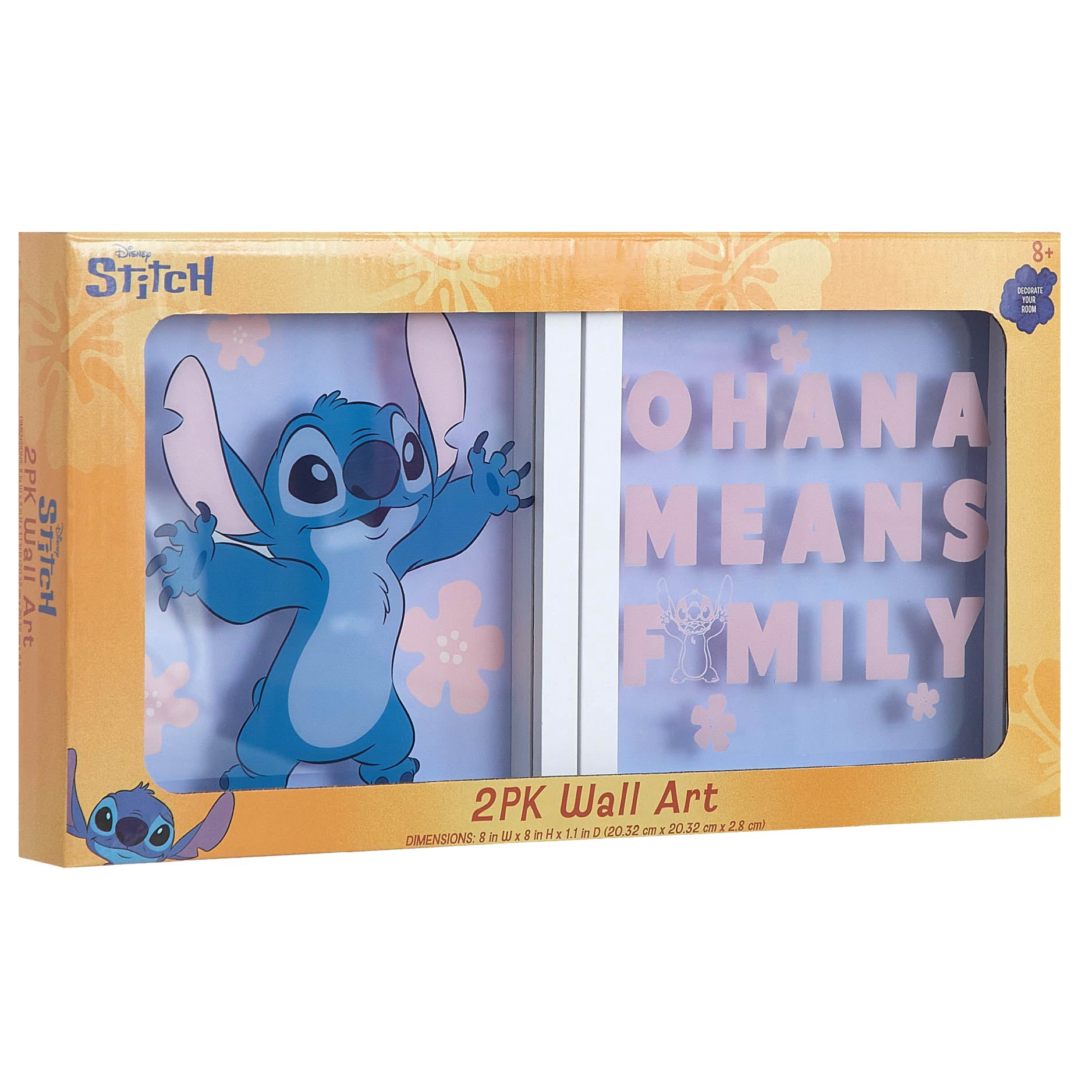 Stitch Wall Décor for Kids Room, 2-Pack