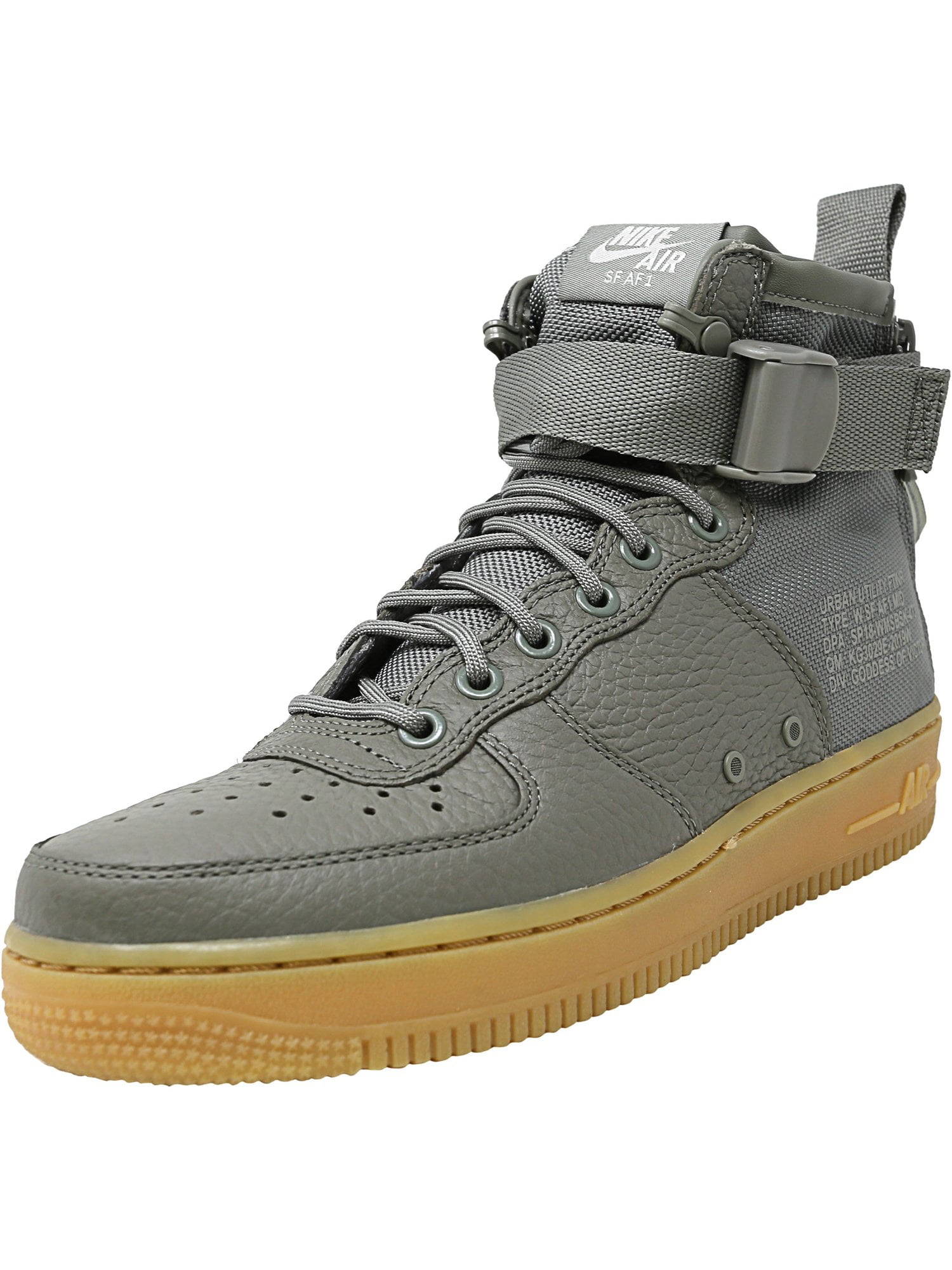 Nike - Nike Women's Sf Af1 Mid Dark Stucco / High-Top Leather Fashion Sneaker - 9M - Walmart.com