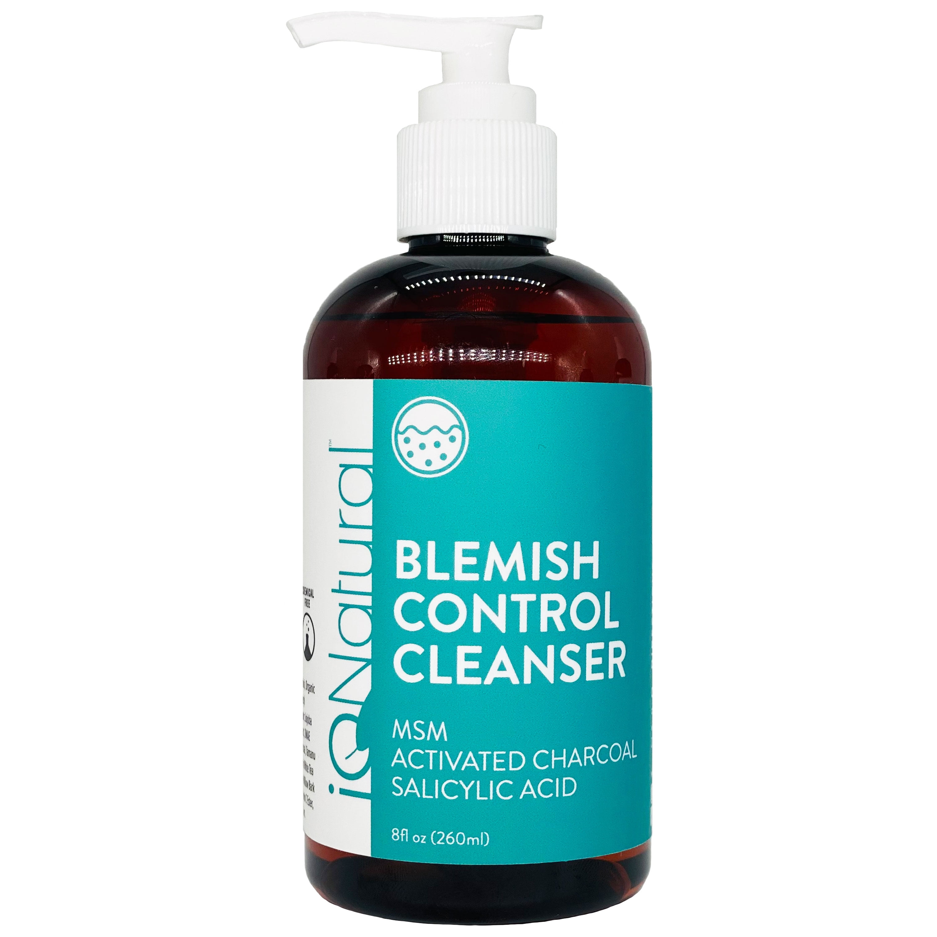 Salicylic Acid Face Cleanser by IQ Natural Acne Cleanser Face Wash