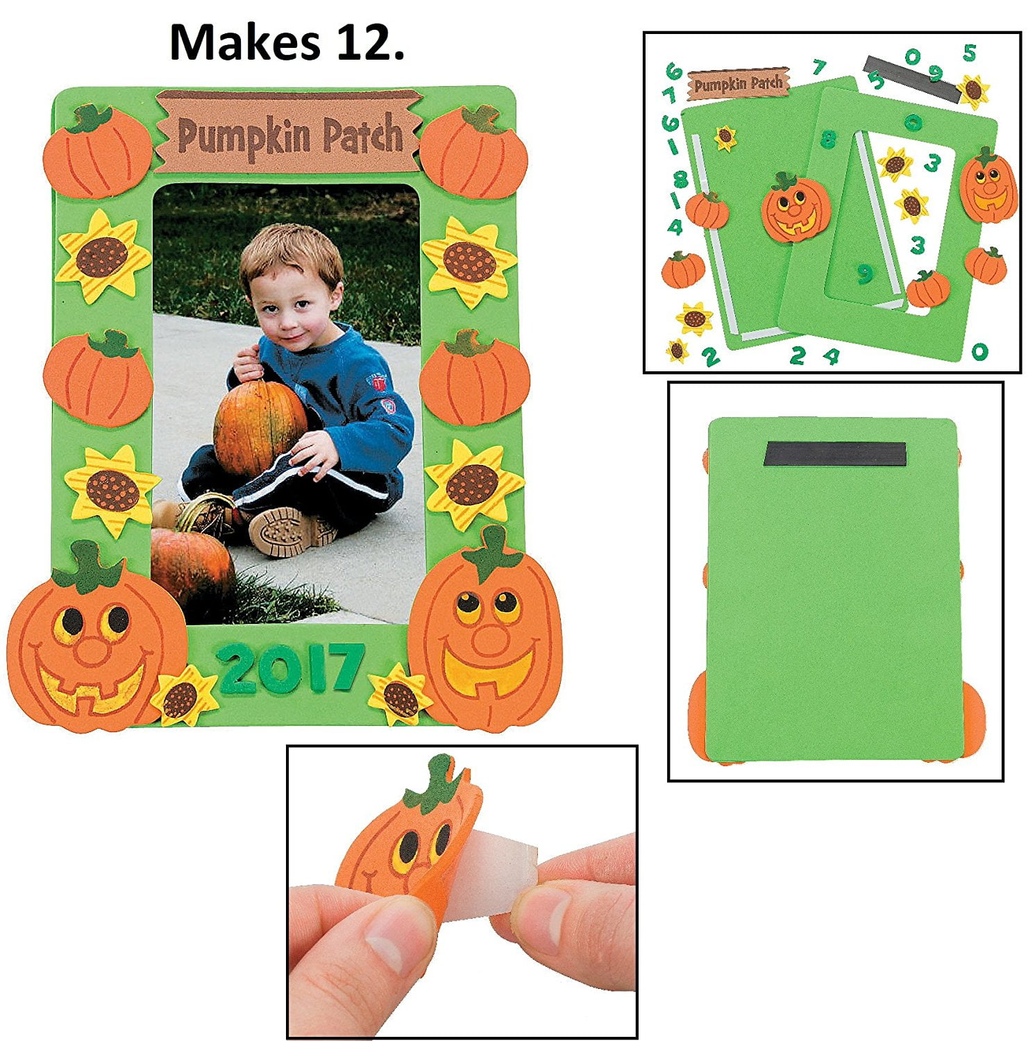 Pumpkin Patch Picture Craft Kit Craft Kits 12 Pieces