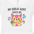 thumbnail image 4 of Inktastic My Great Aunt Loves Me with Cute Kitten and Flowers Girls Baby Dress, 4 of 5