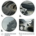 thumbnail image 3 of Designart "Symmetrical Grey Landscape Cliffs Beauty II" Landscapes Wall Art Print, 3 of 5