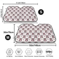 thumbnail image 3 of Haiem Gnomes and Hearts Car Windshield Sun Shade - Blocks UV Rays Sun Visor Protector, Sunshade to Keep Your Vehicle Cool, Universal Fit SUV Van Sedan-, 3 of 7