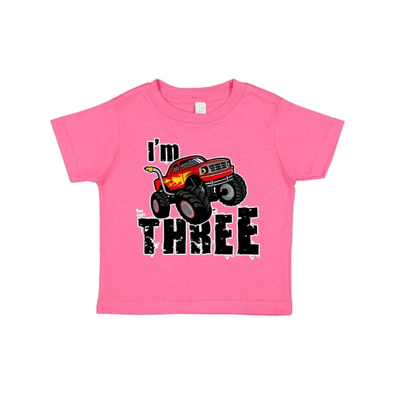 Inktastic Monster Truck 3rd Birthday Boys or Girls Toddler T-Shirt