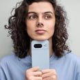 thumbnail image 5 of KOMI for Google Pixel 8 Case, Liquid Silicone Case with 2X Screen Protectors, Full Body Protective Cover, Shockproof, Slim Phone Case, Anti-Scratch Soft Microfiber Lining 6.2", Blue, 5 of 5