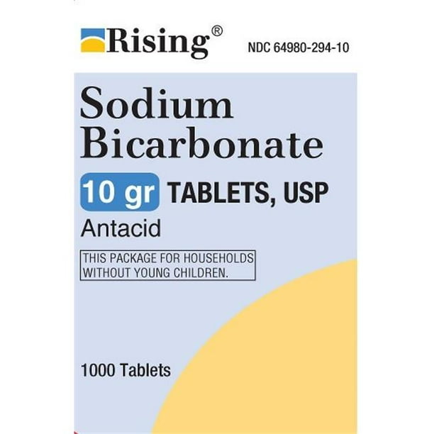 Sodium Bicarbonate Antacid Tablets, 650 mg, 1000 Count