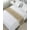 White Brown Beige, variant on Bed Runner Scarf Queen Size, Cream Greek Key Stain Bed Runners & Scarves for Foot of Beds, Geometric Greece Ancient Rustic Decorative Bedding Runner Scarf for Hotel Home Bedroom