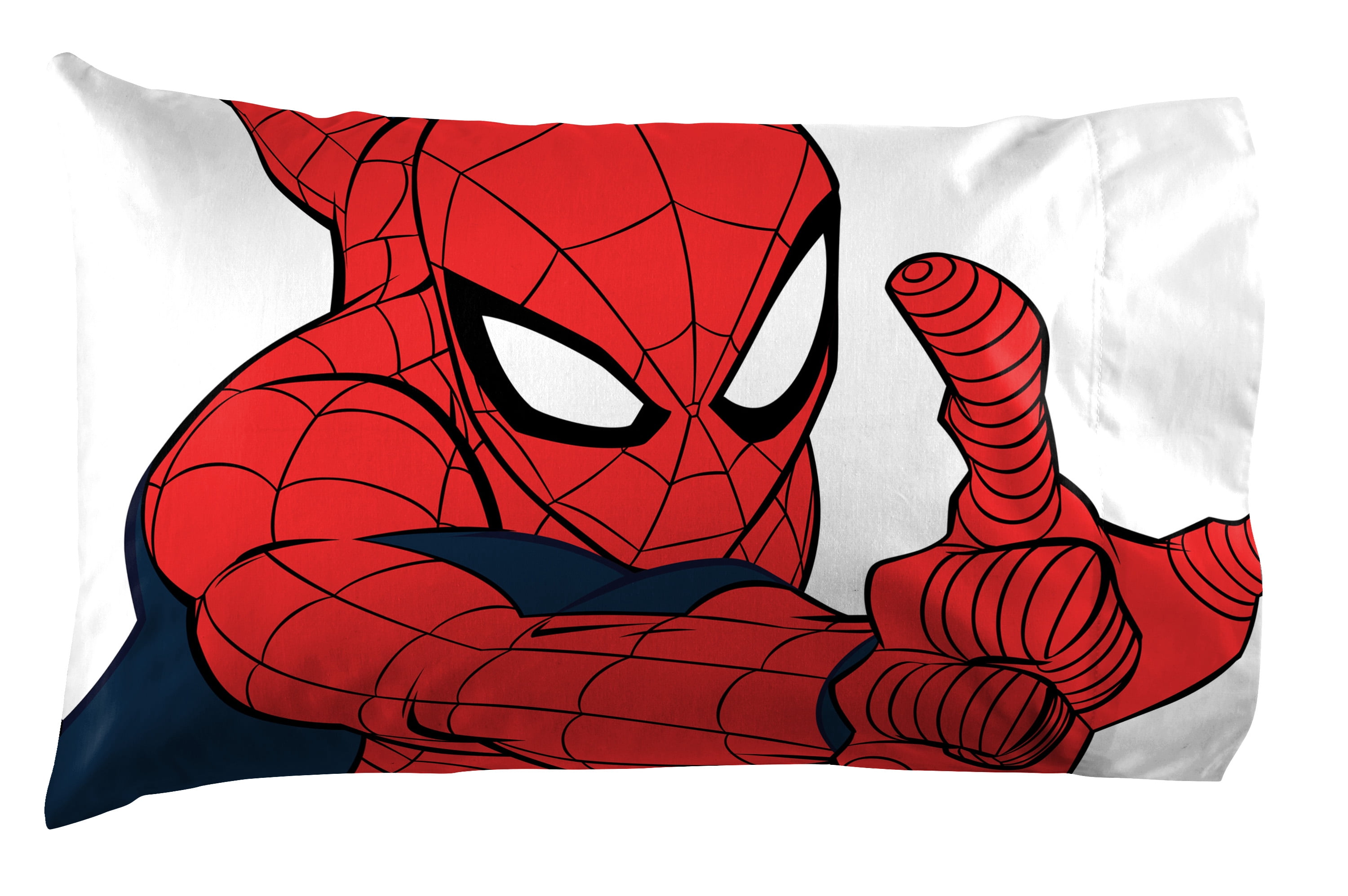 Spider-Man Kids 3-Piece Twin Sheet Set, 100% Polyester, Red, Marvel