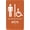 Burnt Sienna, variant on ADA CENTRAL SIGNS - 6"X9" Womens Accessible Restroom Sign - ADA Compliant Tactile Graphics Grade 2 Braille Text Wall Signs - Bathroom Door Placard Double Sided Tape Wheelchair Handicap Rest Room Sign