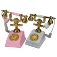 thumbnail image 1 of KAKOWELY 2 piezas de teléfono vintage pequeño de aleación de metal para niños, juguete en miniatura, adornos decorativos, 1 of 4