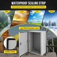 thumbnail image 4 of Kojooin Steel Electrical Box, IP66 Waterproof and Dustproof Hinged Enclosure with Lock and Mounting Plate, 4 of 8