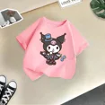 thumbnail image 3 of Marca Kulomi, camiseta de algodón de verano para niños, linda camiseta de dibujos animados de Sanrio para niño y niña, ropa informal de moda para niña bebé, 3 of 5