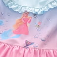 thumbnail image 4 of MEZZALL Swimwear Girls Swimsuit With Flounce Ruffle Skirt Cute Cartoon Bathing Suit For Toddler Kids Summer With Cartoon / Flower Print Beachwear, 4 of 7