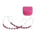 thumbnail image 1 of Accesorios de práctica de decoración temporal Cadena de tirantes de moda DIY Decorativo con rosa, 1 of 9