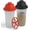 Red-Black, variant on SIGNORA WARE 17 oz Protein Shaker Bottles with Leakproof Lid, 2 Pack Black & Red