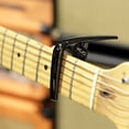 thumbnail image 5 of KLIQ K-PO Guitar Capo for 6 String Acoustic and Electric Guitars, Black Chrome, 5 of 7