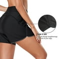 thumbnail image 6 of RELLECIGA Women's High Waisted Swim Shorts with Pockets UV Sun Protection Board Shorts, 6 of 13