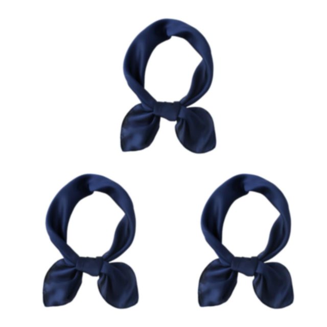 Minnieouse Bufandas De Cuello Elegantes Y Ligeras Para Mujer Manténgase A La Moda Bufanda Sin Esfuerzo Para Mujer azul marino 70*70CM Type1 NO1