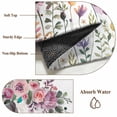 thumbnail image 6 of Rectangle Rug 5x8ft Area Rug,Watercolor Farm Cattle Spring Flower Area Rugs for Living Room Bedroom,Pastoral Floral Butterfly Floor Mat Non-Slip Non-Shedding Carpet Indoor Accent Rugs, 6 of 9