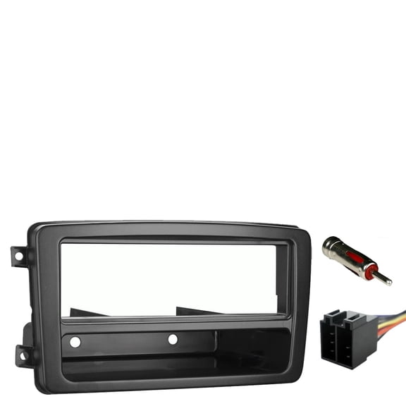 Fits Mercedes G-Class 2002-2006 Metra Single DIN Dash Kit with Harmony Radio Harness