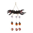 thumbnail image 1 of Colgador de puerta de Halloween, letrero de Halloween, decoración colgante de pared para jardín interior y exterior, para sala de estar, fiesta, patio 40x50cm con calabaza, 1 of 8