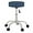 Blue Velvet, variant on CRXX , Nora Metal Adjustable Backless Vanity/Office Stool with Casters, Blue