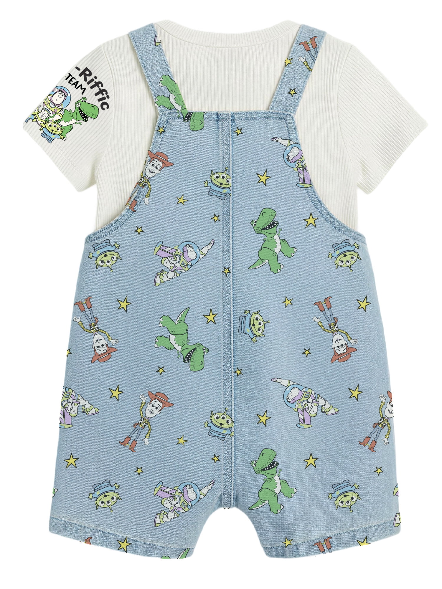 Disney Toy Story Baby Boy Shortall Set, Sizes 0/3 Months-24 Months