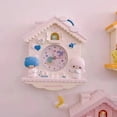 thumbnail image 3 of Cartoon Sanrio Hello Kitty Quartz Mute Wall Hanging Swing Clock Bedroom Office Home Decorative, 3 of 18