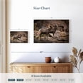 thumbnail image 4 of Elephant Stock Bighorn Sheep Couple Wall Art - Horizontal Canvas Wall Art - Living Room Wall Decor - Animal Canvas - Brown And Beige Decor - 24" x 16", 4 of 8