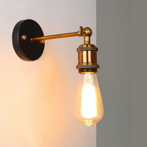 Vintage Light Socket Wall Light Bulb Holder, E26 Solid Industrial Lamp