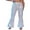White, variant on Women Flare Pants, Shiny Sequined Stretchy Slim Fit Ladies Long Trousers for Club Bar