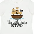 thumbnail image 4 of Inktastic Pirate Ship 2nd Birthday Party Boys Toddler T-Shirt, 4 of 5
