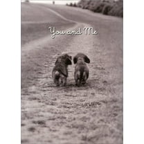 Avanti Press Dog Couple On Path Romantic Valentine's Day Card