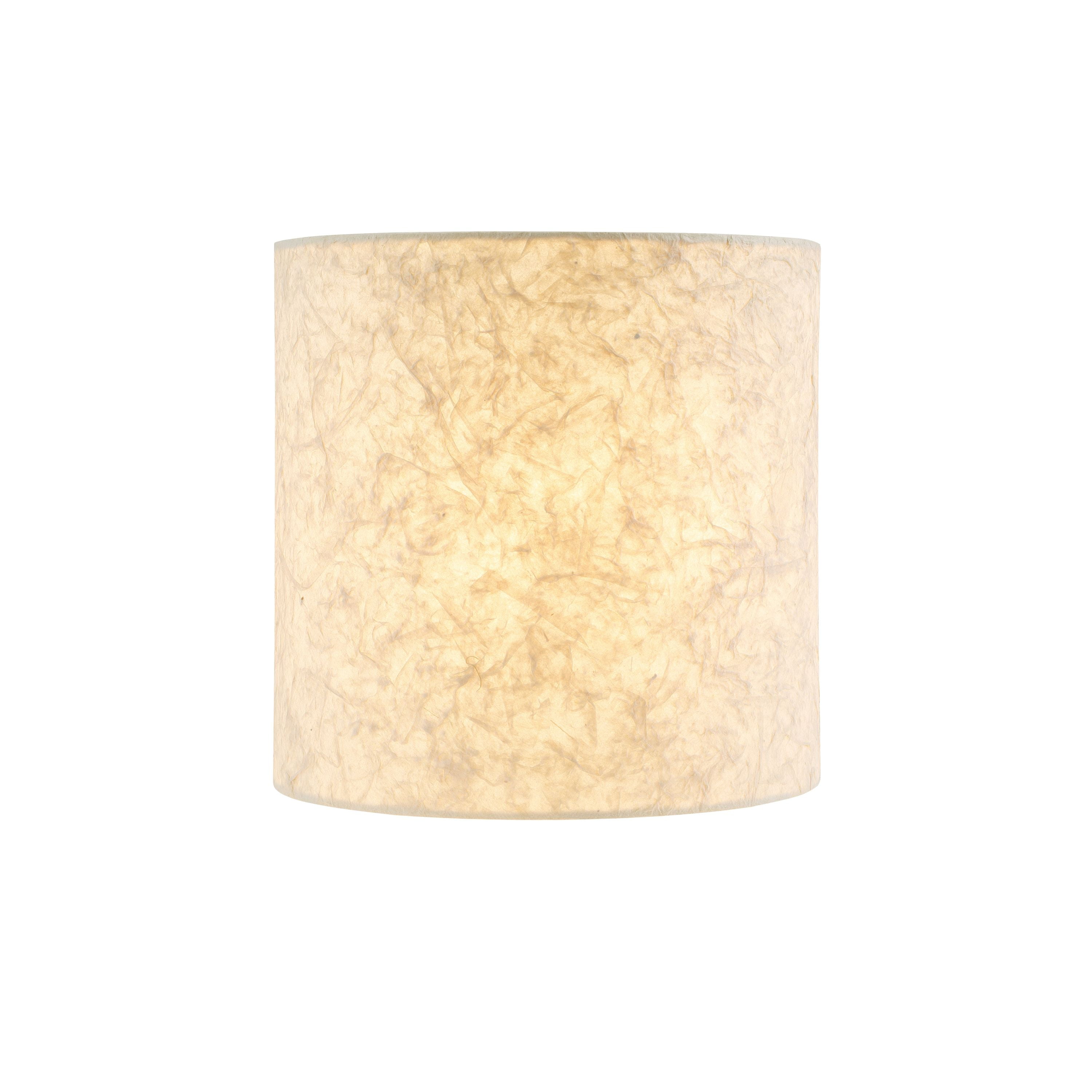 Aspen Creative 31237 Transitional Drum (Cylinder) Shape Spider Construction Lamp Shade in Tan, 8" wide (8" x 8" x 8")