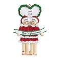 thumbnail image 4 of Personalized Couple Ornament 2024 - Red Couple Santa Pride Decor 2024 Same Sex Christmas Decorations, 4 of 10